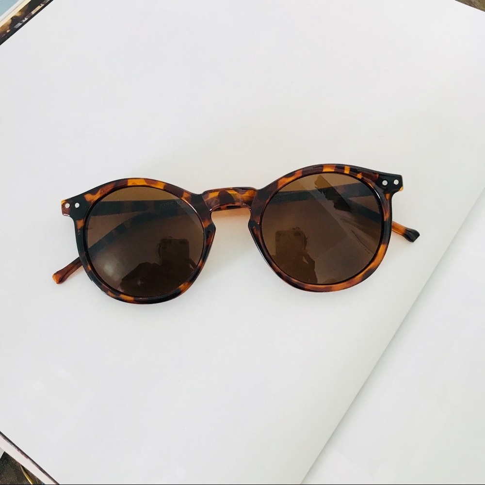 Tortoise Shell Retro Pantos Sunglasses